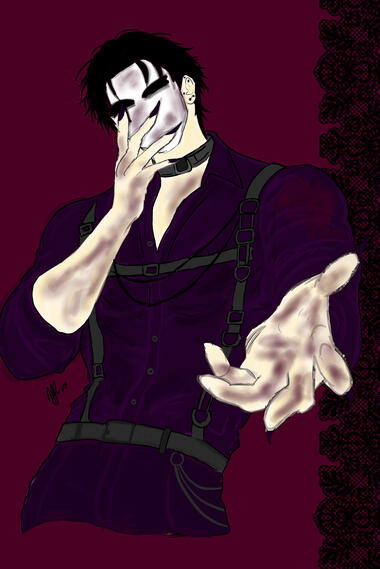 Rendered thigh up